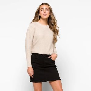 JustBlack Black Denim Skirt